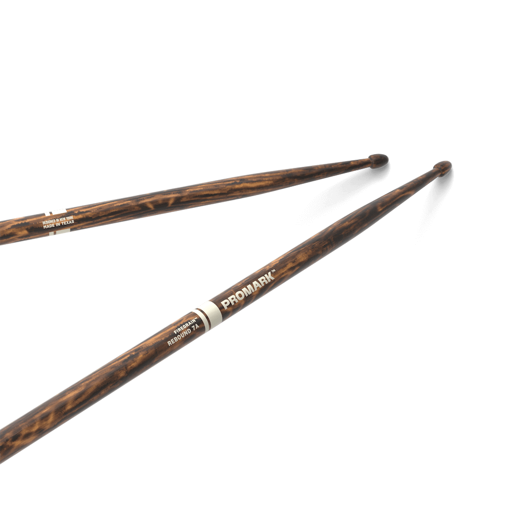 ProMark R7AFG Rebound 7A FireGrain Hickory Drumstick - Acorn Tip