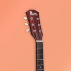 Revel 38" Cutaway Acoustic Guitar – Matte Brown | Carry Bag, Picks & String Winder