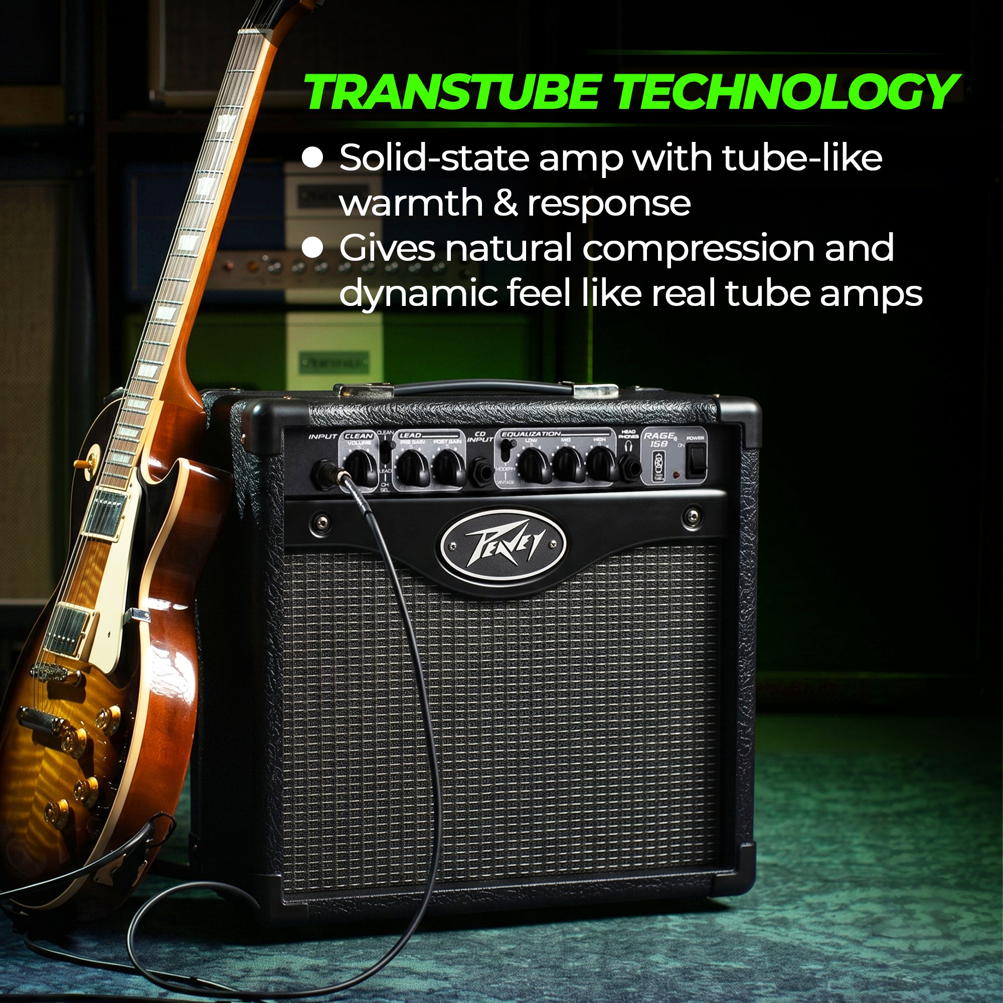 Peavey Rage 158 TransTube Guitar Combo Amplifier