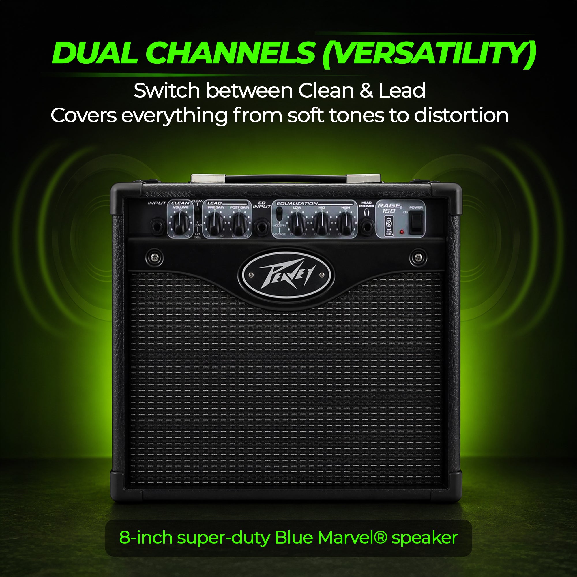 Peavey Rage 158 TransTube Guitar Combo Amplifier