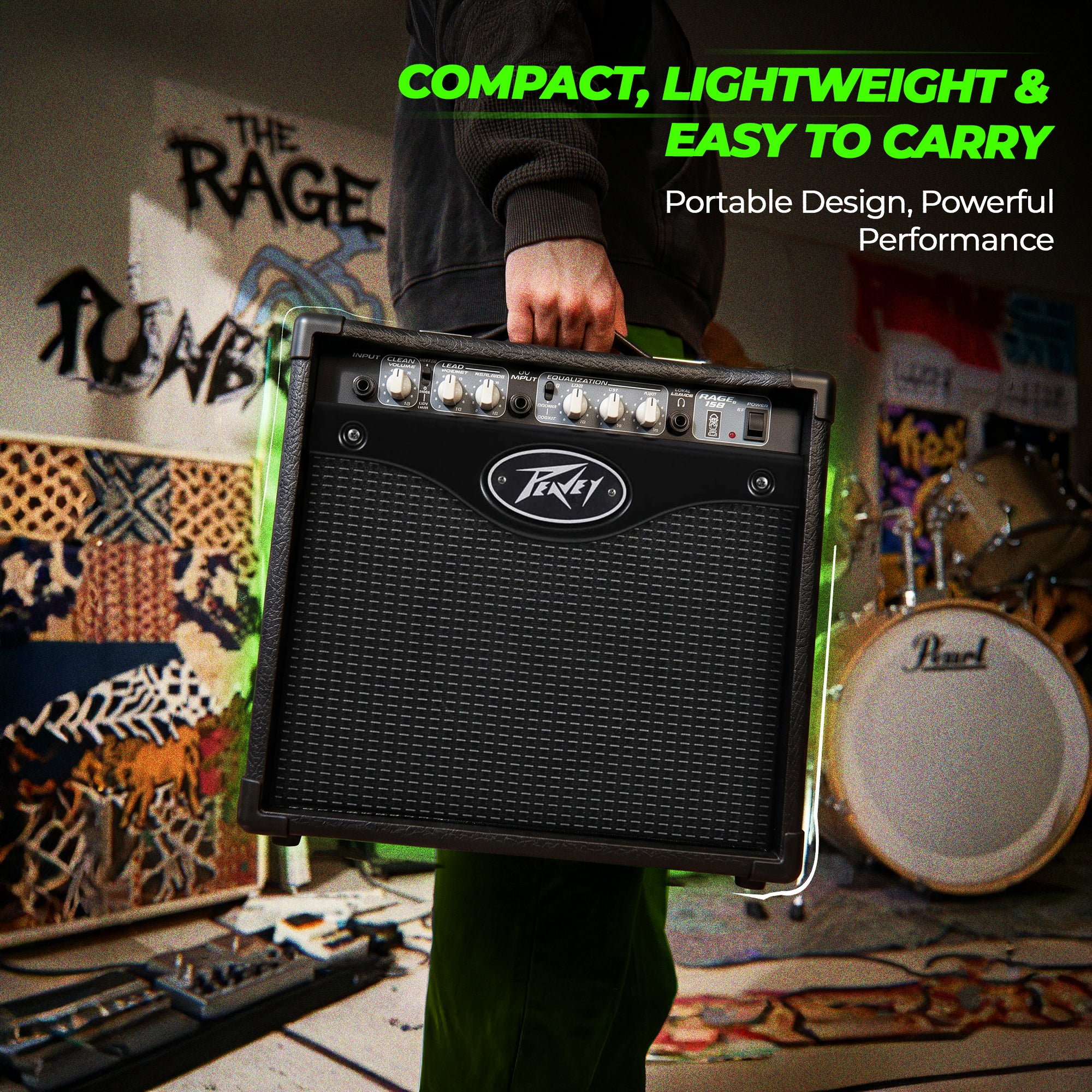 Peavey Rage 158 TransTube Guitar Combo Amplifier