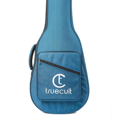 True Cult Padded Electric Guitar Bag – T-Blue | Fits Yamaha, Fender, Ibanez, Cort, ESP, Epiphone, Kadence & More