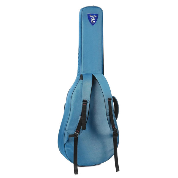 True Cult Padded Acoustic Guitar Bag – T-Blue | Fits Yamaha, Fender, Ibanez, Cort, ESP, Epiphone, Kadence & More