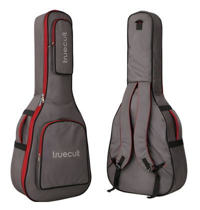 True Cult Acoustic Guitar Bag - 30mm Extra Thick Padding, Double Pocket