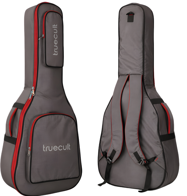 True Cult Acoustic Guitar Bag - 30mm Extra Thick Padding, Double Pocket