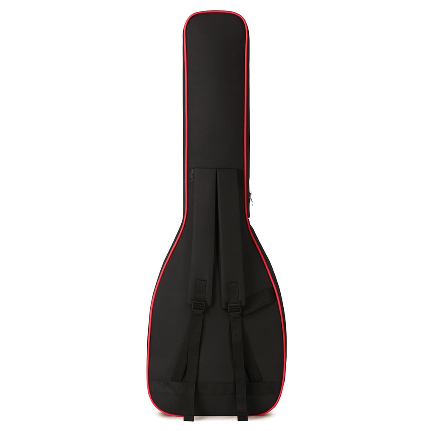 True Cult Acoustic Guitar Bag for 38-42" Guitar | Padded, Adjustable, Travel Gig Case | Red & Black