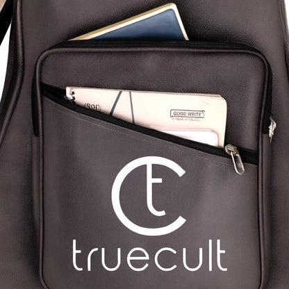 True Cult Acoustic Guitar Bag for 38-42" Guitar | Padded, Waterproof, Lightweight Travel Gig Case | Dark Green