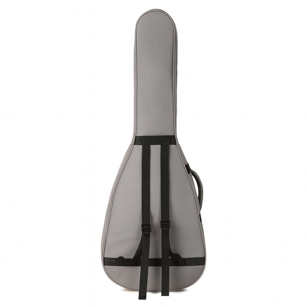 Transparent guitar case with black straps on a white background Water-resistant acoustic guitar gig bag for yamaha kadence fender 