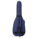 Blue guitar case with black straps on a white background Water-resistant acoustic guitar gig bag for yamaha kadence fender 