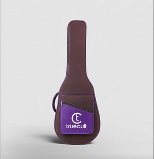 True Cult Padded Electric Guitar Bag – Coffee | Fits Yamaha, Fender, Ibanez, Cort, ESP, Epiphone, Kadence & More