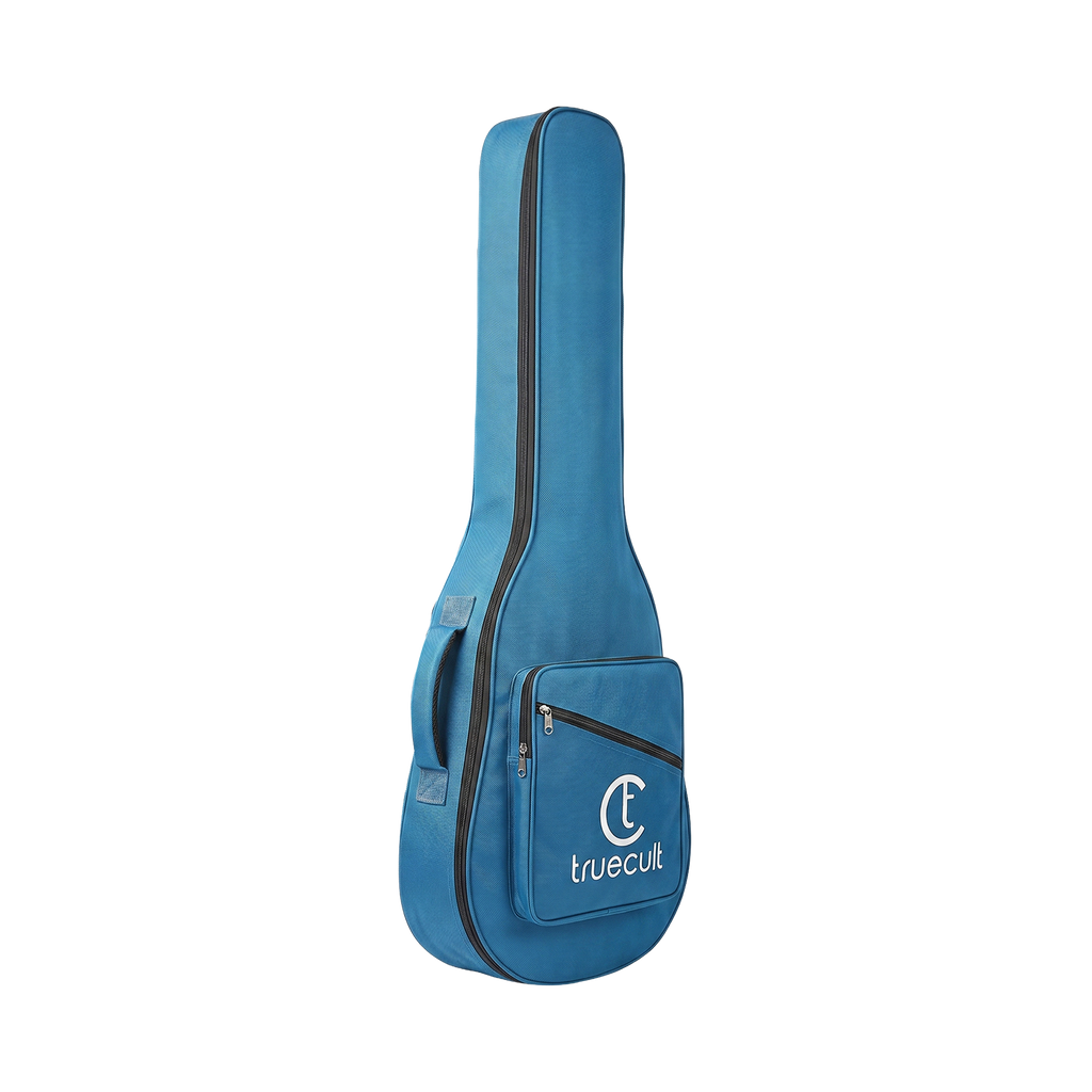 True Cult Padded Acoustic Guitar Bag – T-Blue | Fits Yamaha, Fender, Ibanez, Cort, ESP, Epiphone, Kadence & More