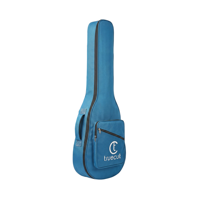 True Cult Padded Acoustic Guitar Bag – T-Blue | Fits Yamaha, Fender, Ibanez, Cort, ESP, Epiphone, Kadence & More