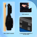 True Cult Acoustic Guitar Gig Bag - 30mm Extra Thick Padding, Double Pocket (Black)