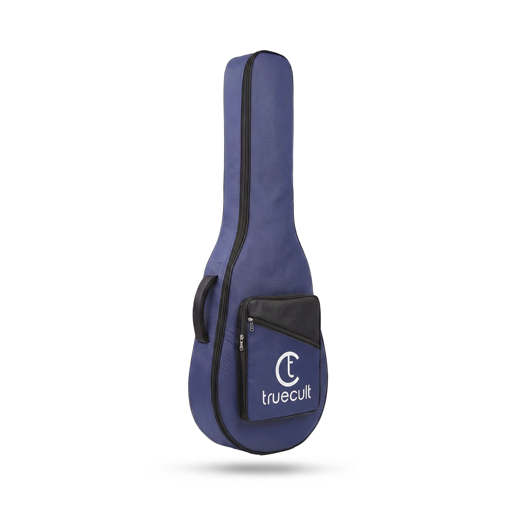 True Cult Padded Acoustic Guitar Bag – Navy Blue | Fits Yamaha, Fender, Ibanez, Cort, ESP, Epiphone, Kadence & More