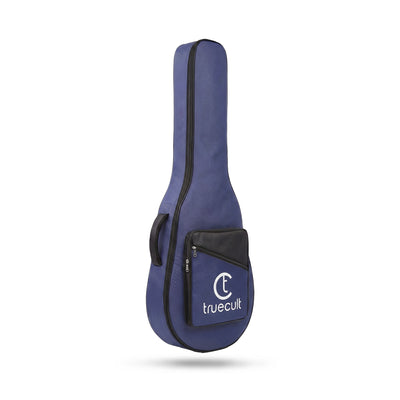 True Cult Padded Acoustic Guitar Bag – Navy Blue | Fits Yamaha, Fender, Ibanez, Cort, ESP, Epiphone, Kadence & More