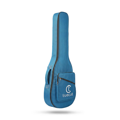 True Cult Padded Acoustic Guitar Bag – T-Blue | Fits Yamaha, Fender, Ibanez, Cort, ESP, Epiphone, Kadence & More