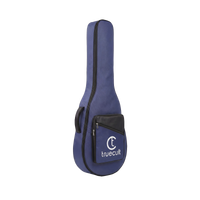 True Cult Padded Acoustic Guitar Bag – Navy Blue | Fits Yamaha, Fender, Ibanez, Cort, ESP, Epiphone, Kadence & More