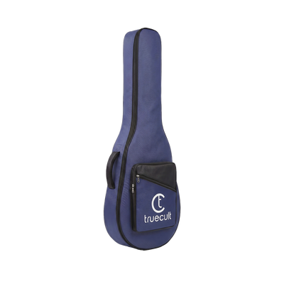 True Cult Padded Acoustic Guitar Bag – Navy Blue | Fits Yamaha, Fender, Ibanez, Cort, ESP, Epiphone, Kadence & More