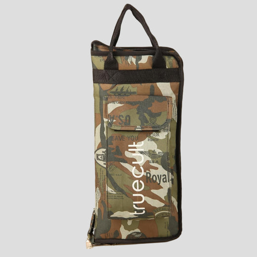 True Cult Drumsticks Bag - Army Color – Fits 5A, 5B, 7A, 2B sticks and accessories.