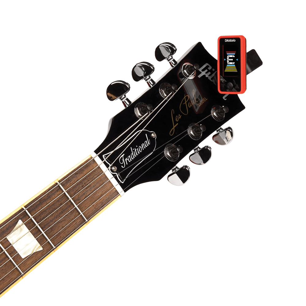 D'Addario Eclipse Headstock Tuner - PW-CT-17RD | Clip-On Guitar Tuner