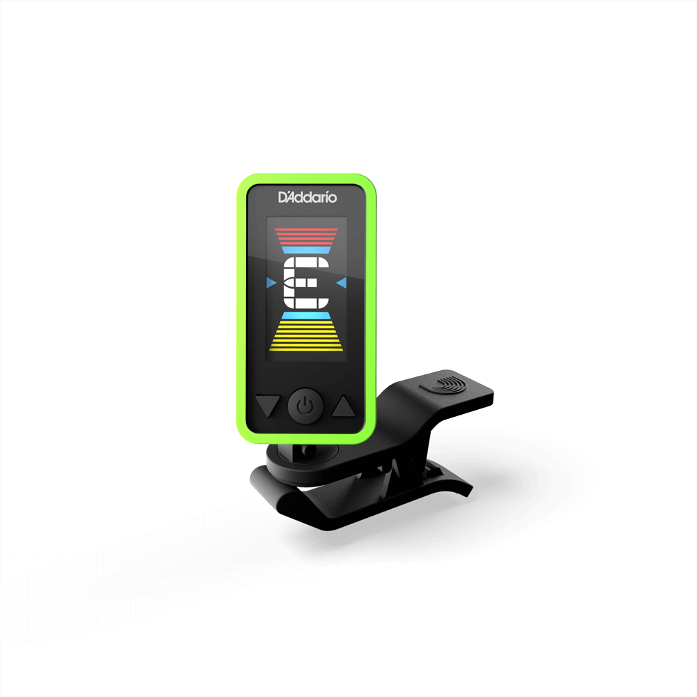 D'Addario Eclipse Headstock Tuner - PW-CT-17GN | Clip-On Guitar Tuner
