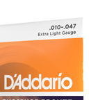 D'Addario EJ15 Phosphor Bronze Acoustic Guitar Strings - Extra Light 10-47
