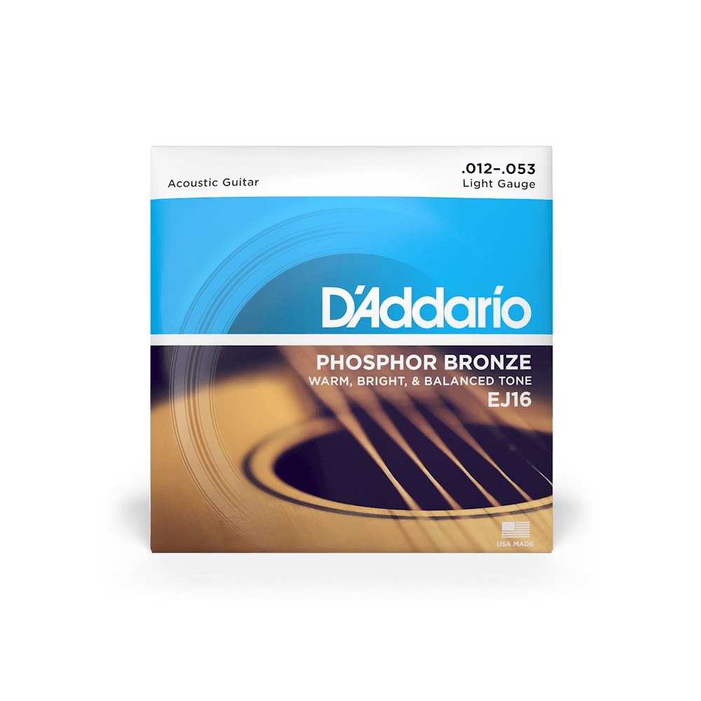 D'Addario EJ16 | 12-53 Light Acoustic Guitar Strings