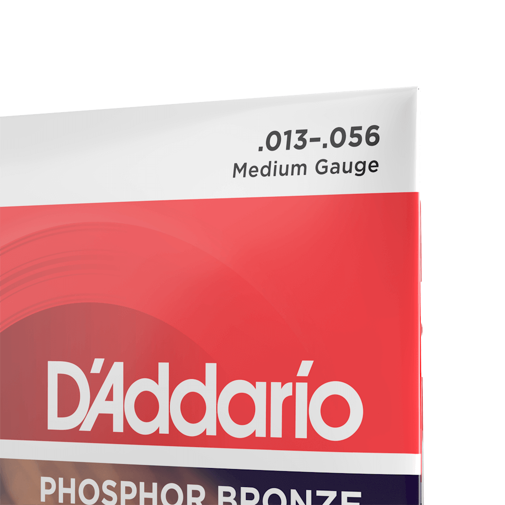 D'Addario EJ17 Phosphor Bronze Acoustic Guitar Strings - Medium 13-56 Gauge