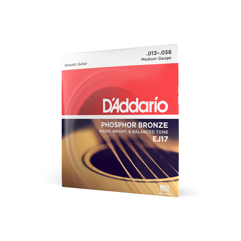 D'Addario EJ17 | 13-56 Medium Acoustic Guitar Strings