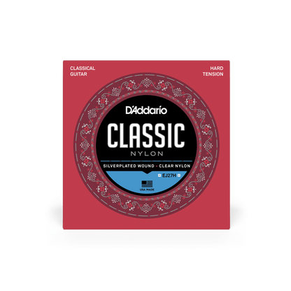 D'Addario EJ27H | Hard Tension Nylon Student Classical Strings