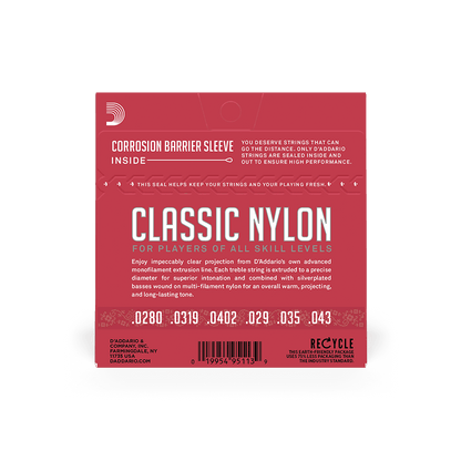 D'Addario EJ27N | Normal Tension Nylon Student Classical Strings