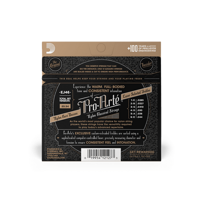 D'Addario EJ46 | Hard Tension Nylon Classical Guitar Strings