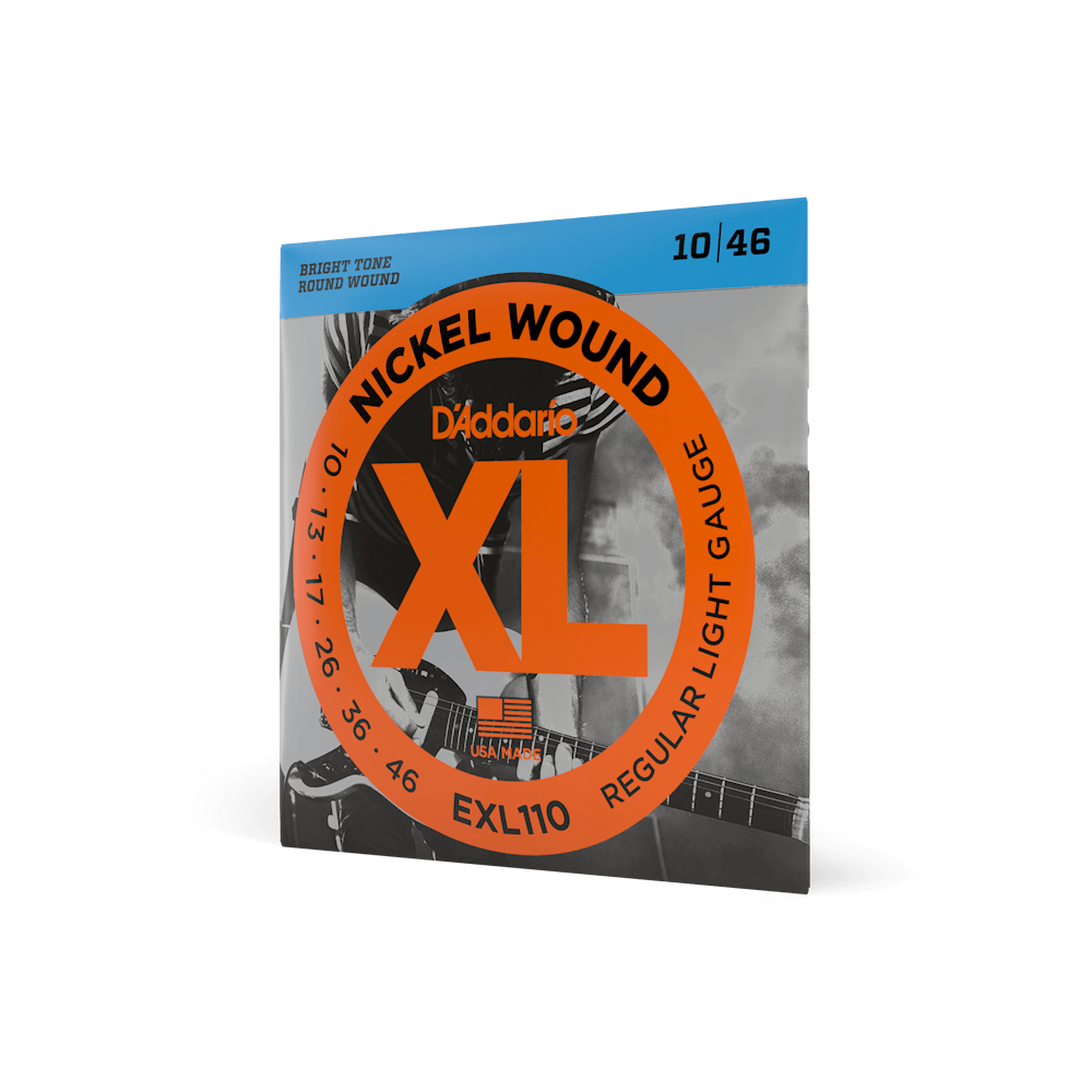 D'Addario EXL110 Nickel Wound Electric Guitar Strings - Regular Light 10-46