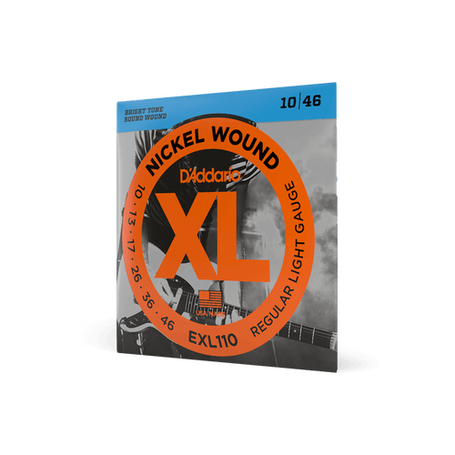 D'Addario EXL110 Nickel Wound Electric Guitar Strings - Regular Light 10-46