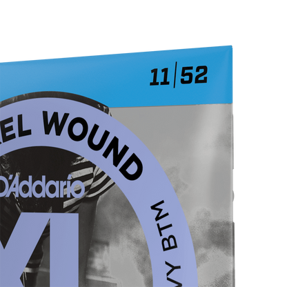D'Addario EXL116 | 11-52 Medium Top/Heavy Bottom Electric Guitar Strings