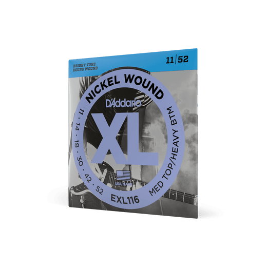 D'Addario EXL116 Electric Guitar Strings - Medium Top Heavy Bottom 11-52