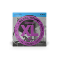 D'Addario EXL120 super light gauge string winding close-up