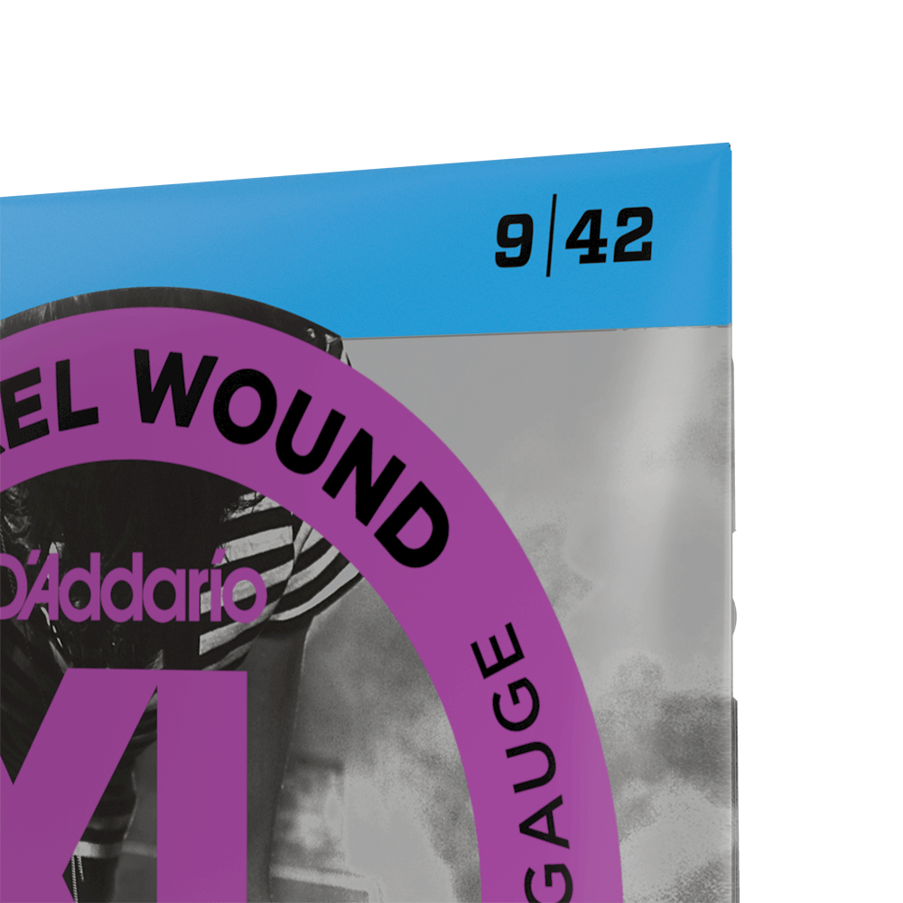 D'Addario EXL120 Nickel Wound Electric Guitar Strings - Super Light 9-42