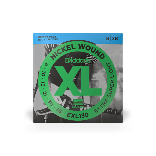 D'Addario EXL130 | 08-38 Extra Super Light Electric Guitar Strings