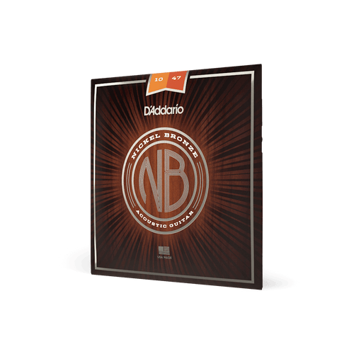 D'Addario NB1047 Nickel Bronze Acoustic Guitar Strings - Extra Light 10-47