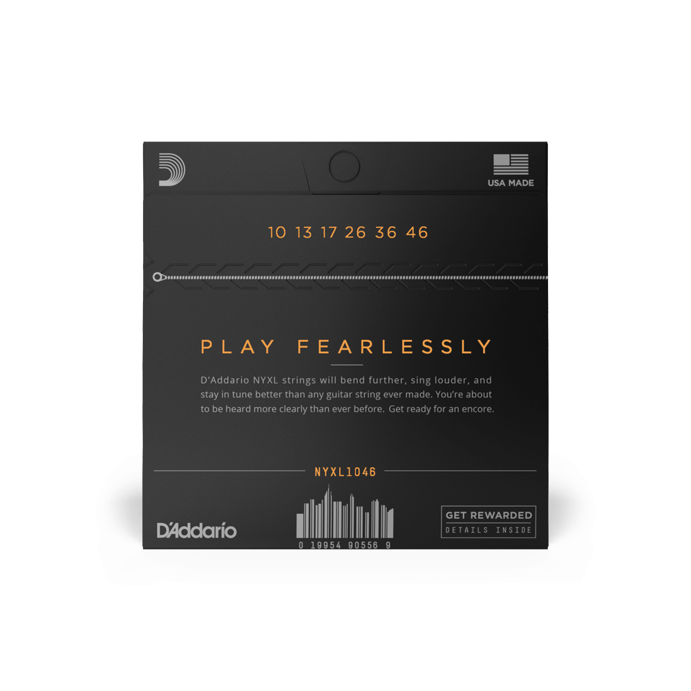 D'Addario NYXL1046 | 10-46 Regular Light Electric Guitar Strings