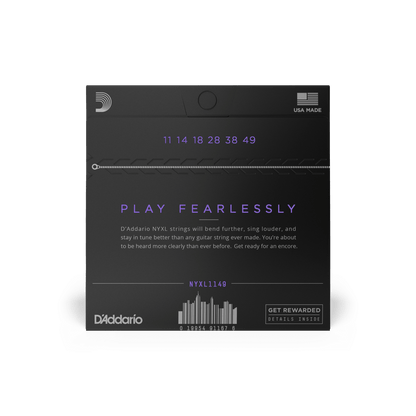 D'Addario NYXL1149 | 11-49 Medium Electric Guitar Strings