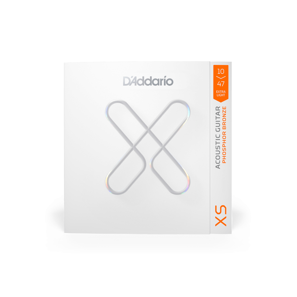 D'Addario XSAPB1047 | 10-47 Extra Light Coated Acoustic Guitar Strings