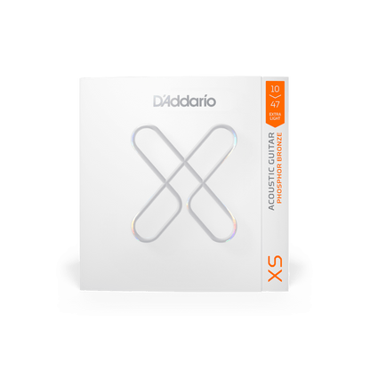 D'Addario XSAPB1047 | 10-47 Extra Light Coated Acoustic Guitar Strings