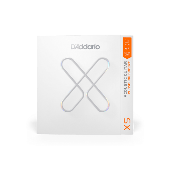 D'Addario XSAPB1047 | 10-47 Extra Light Coated Acoustic Guitar Strings