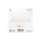 D'Addario XSAPB1047 XS Phosphor Bronze Acoustic Strings - Extra Light 10-47 Coated