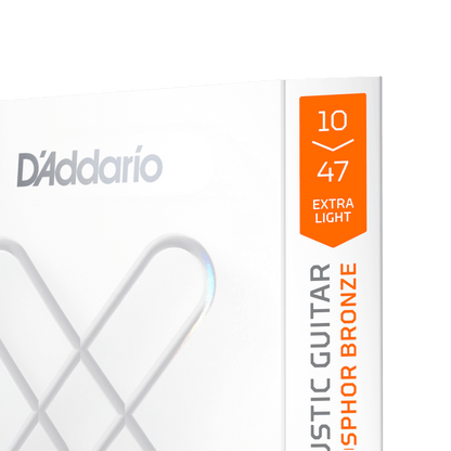 D'Addario XSAPB1047 | 10-47 Extra Light Coated Acoustic Guitar Strings