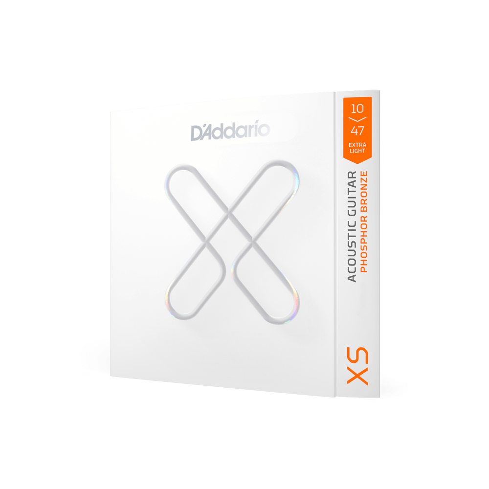 D'Addario XSAPB1047 | 10-47 Extra Light Coated Acoustic Guitar Strings