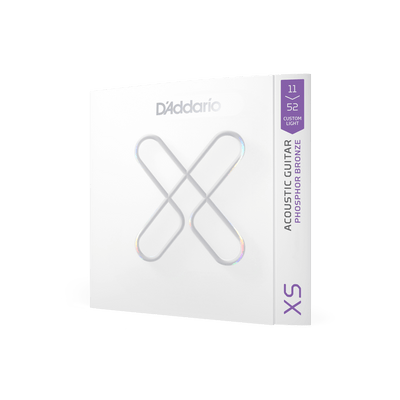 D'Addario XSAPB1152 | 11-52 Custom Light Coated Acoustic Guitar Strings