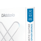 D'Addario XSAPB1253 XS Phosphor Bronze Acoustic Guitar Strings - Light 12-53 Coated